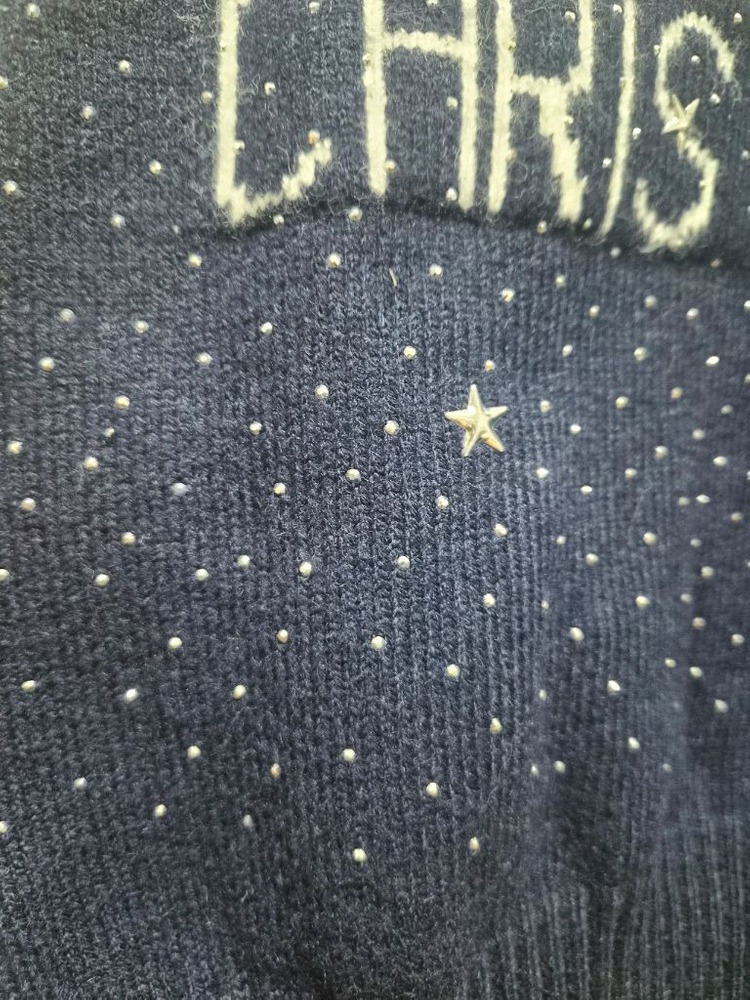 크리스찬디올 반짝이 별 니트--2