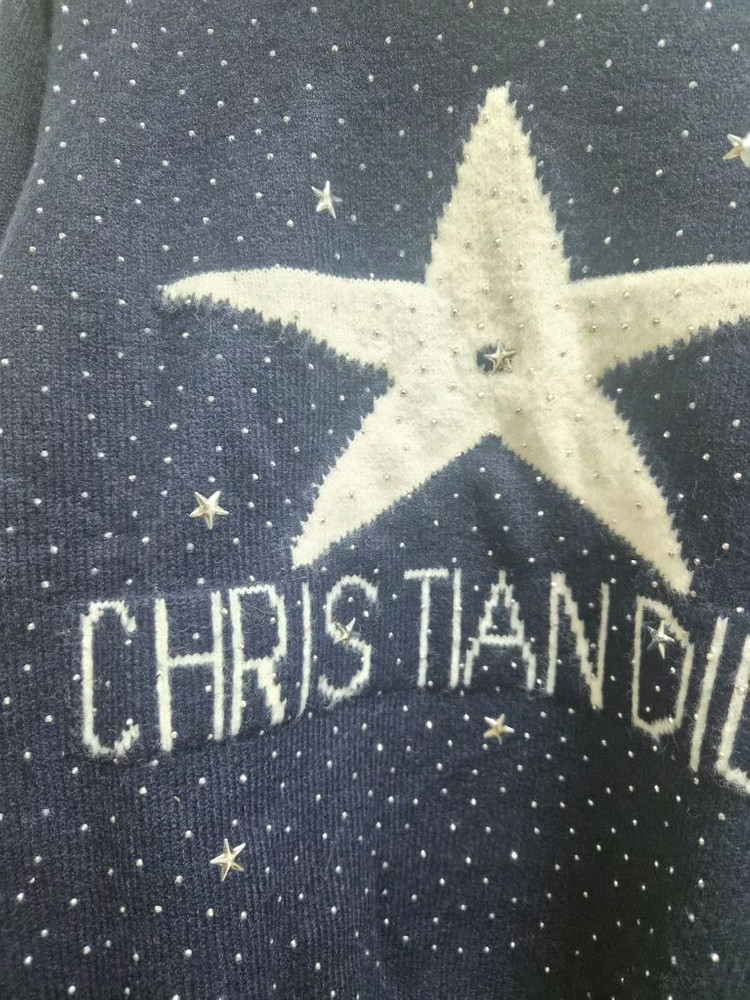 크리스찬디올 반짝이 별 니트--3