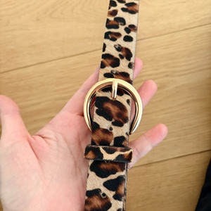 자라 레오파드 패턴 벨트 80사이즈 새 제품