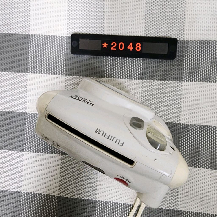 후지 인스탁스 미니 25 화이트 폴라로이드 카메라 이미지