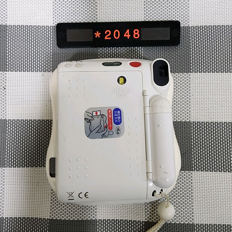 후지 인스탁스 미니 25 화이트 폴라로이드 카메라 이미지