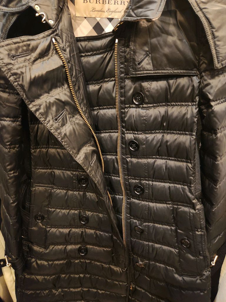 버버리 롱패딩 이미지