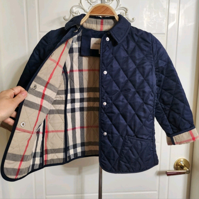 (90호) 2y 버버리칠드런 퀼팅 누빔 자켓 이미지