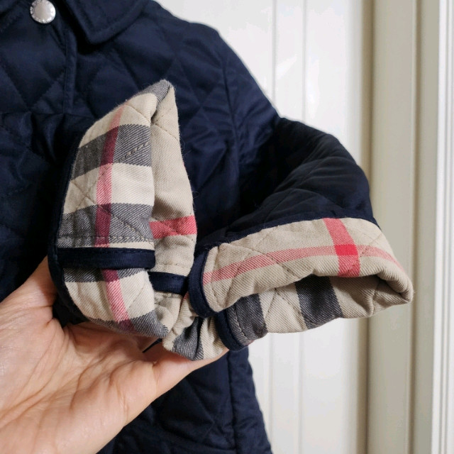 (90호) 2y 버버리칠드런 퀼팅 누빔 자켓 이미지