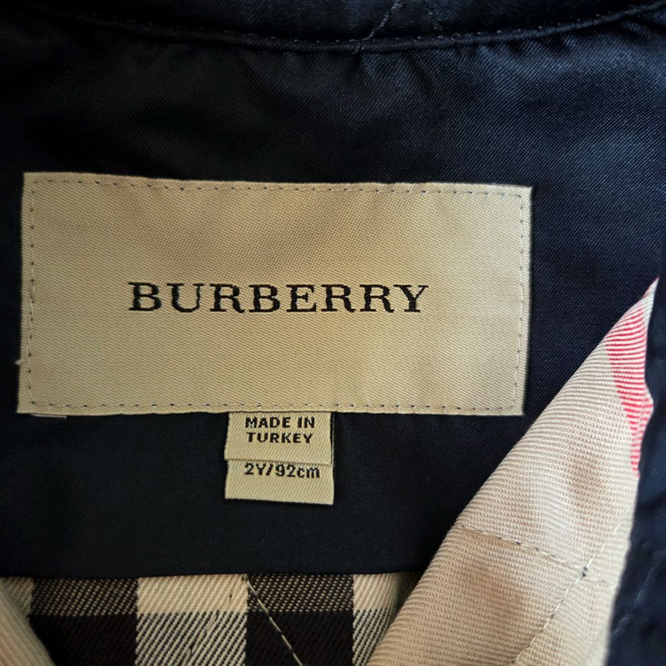 (90호) 2y 버버리칠드런 퀼팅 누빔 자켓 이미지