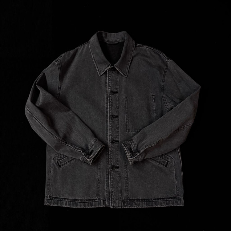 [L] 유니클로U 오버사이즈 데님자켓--1