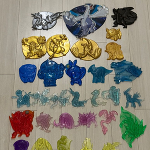 포켓몬 고무 딱지모음 이미지