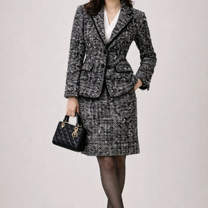 [정품] 크리스찬 디올 라프 시몬스 런웨이 트위드 셋업 (새상품급)