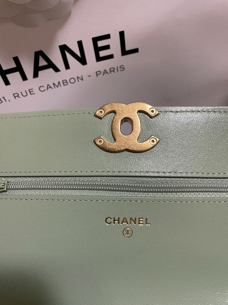 샤넬 본점 19 WOC 체인 지갑--5