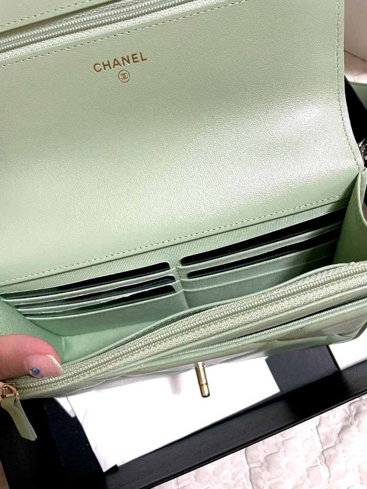 샤넬 본점 19 WOC 체인 지갑--7