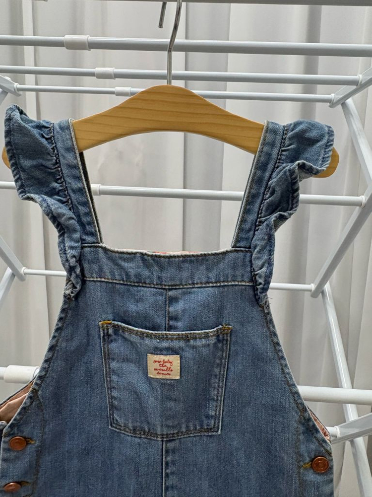 자라키즈 멜빵바지+블라우스L (3-5세) 이미지