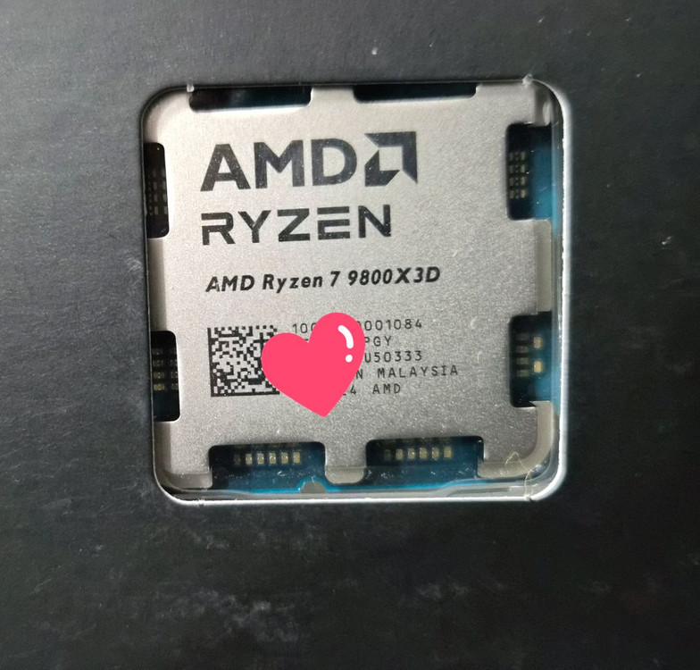 AMD 라이젠7 9800X3D CPU 미개봉--1