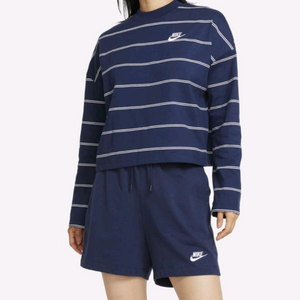 나이키 스트라이프 크롭 긴팔 티셔츠 XL 이미지