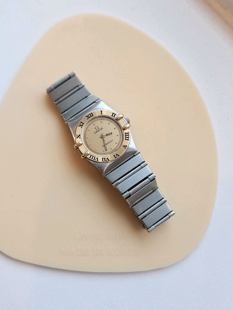 정품 ) 오메가 컨스틸레이션 여성 쿼츠 시계--6