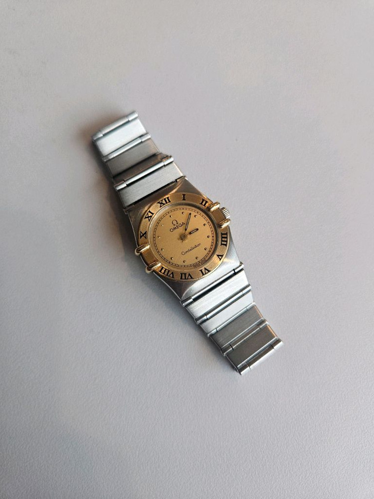 정품 ) 오메가 컨스틸레이션 여성 쿼츠 시계--9