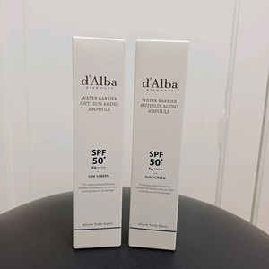 (새제품) 달바 워터 베리어 안티 선 에이징 앰플 50ml