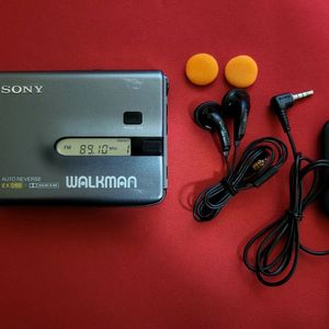 소니워크맨 WM-FX70 실버 풀세트 정상작동품