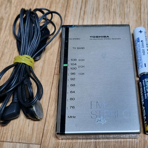 (단/입) 도시바 슬림형 FM스테레오 리시버