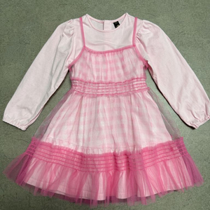 모이몰른 아기 샤 원피스 110 유아 레이어드 원피스