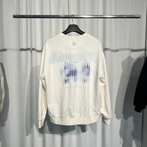 (48)우영미 백로고 그래픽 맨투맨 화이트