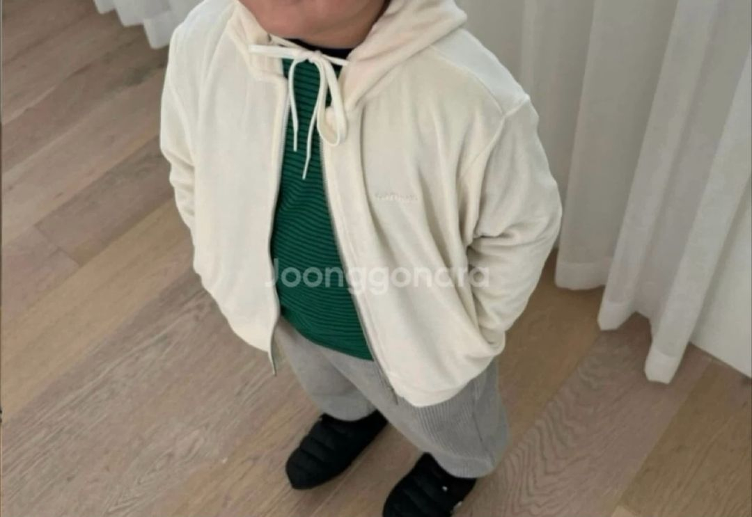 아동후드, 아동패딩조끼 새상품 2개 일괄 (유아후드, 유아패딩조끼) 이미지