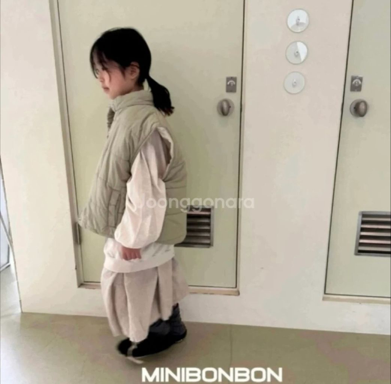 아동후드, 아동패딩조끼 새상품 2개 일괄 (유아후드, 유아패딩조끼) 이미지