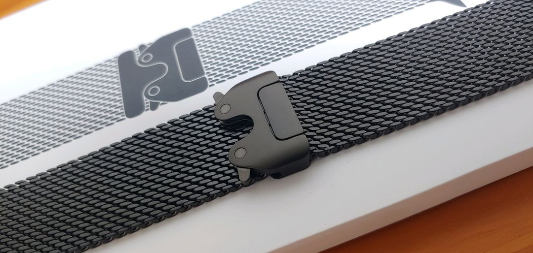 Apple 정품 2025 애플워치 티타늄 밀레니즈 루프 S 블랙--1