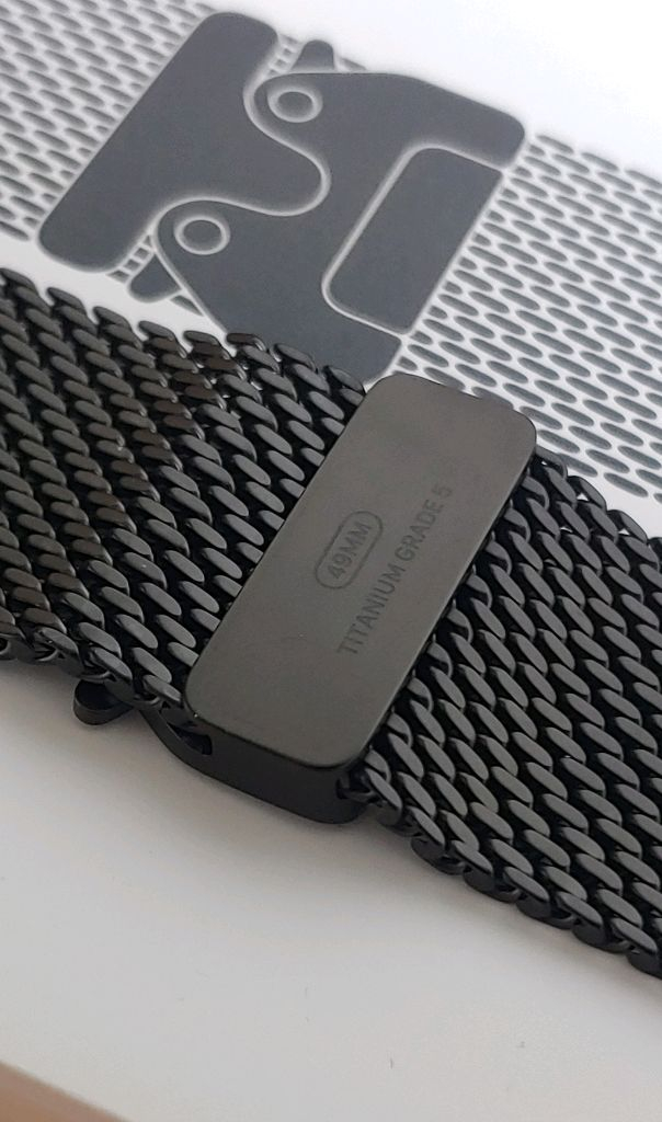 Apple 정품 2025 애플워치 티타늄 밀레니즈 루프 S 블랙--3