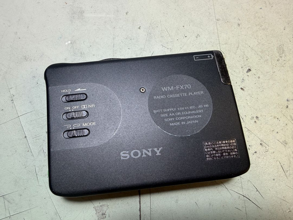 Sony 워크맨 walkman WM-FX70 정크--1