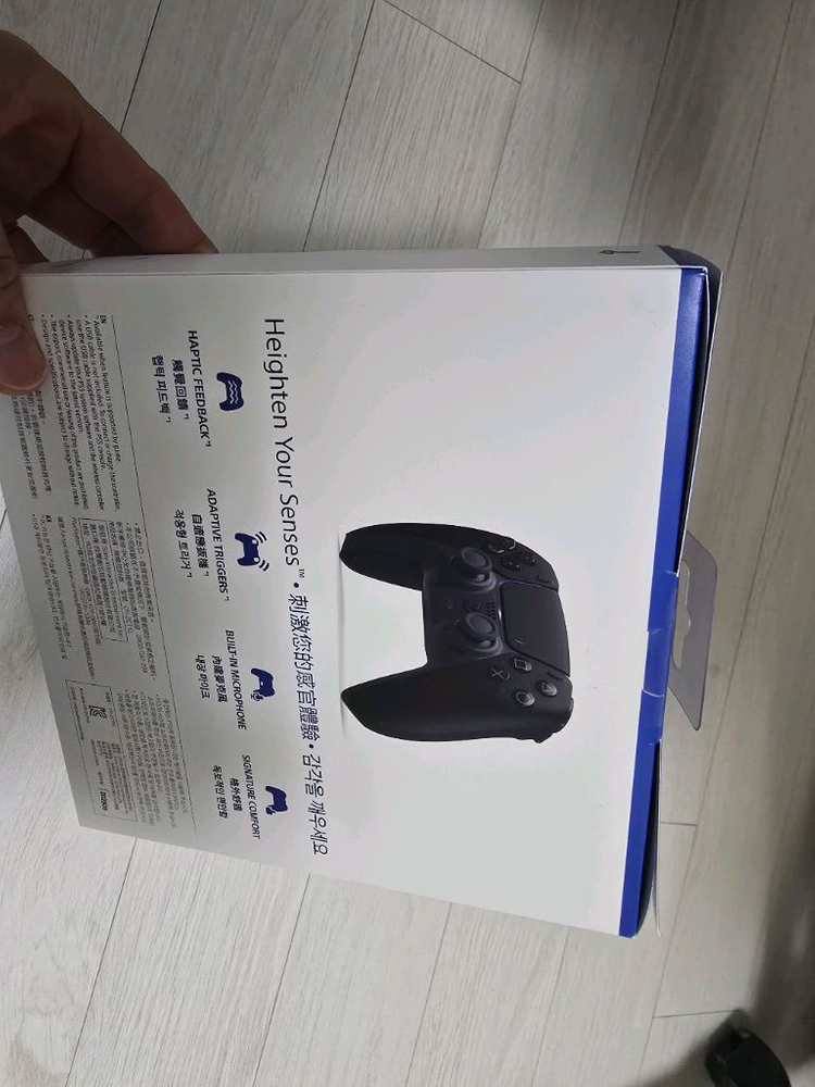 플스5 듀얼센스 블랙 미개봉 새상품--1