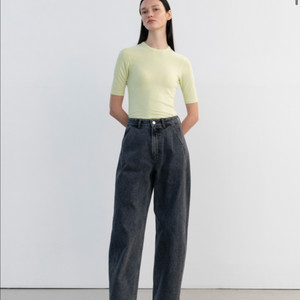 [XS] 인사일런스 우먼 커브드 데님 팬츠 이미지