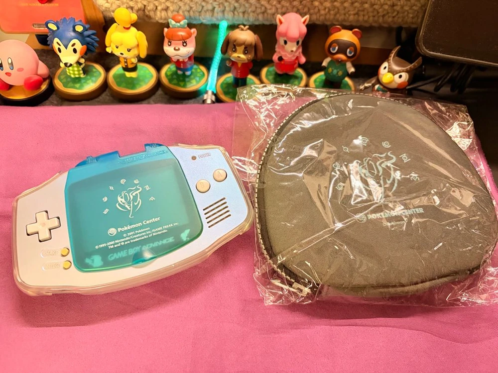 닌텐도 정품 포켓몬센터 게임보이어드밴스 gba 스이쿤 한정 이미지