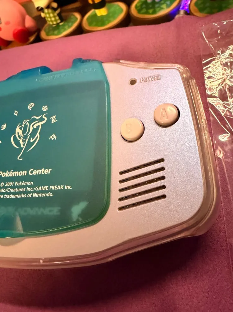 닌텐도 정품 포켓몬센터 게임보이어드밴스 gba 스이쿤 한정 이미지