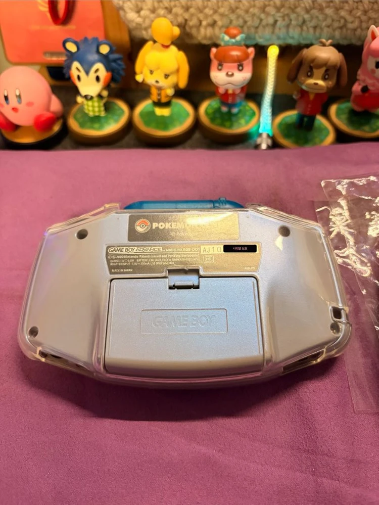 닌텐도 정품 포켓몬센터 게임보이어드밴스 gba 스이쿤 한정 이미지