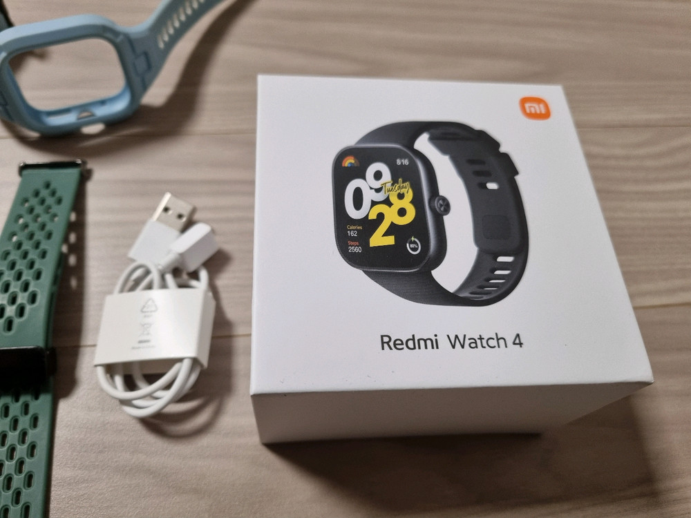 레드미워치4 블랙 풀박 + @ 판매합니다--4