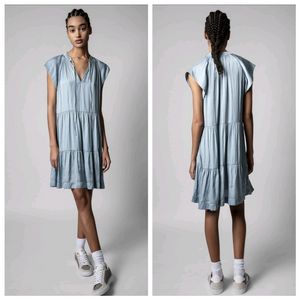 쟈딕앤볼테르 리토 새틴 원피스