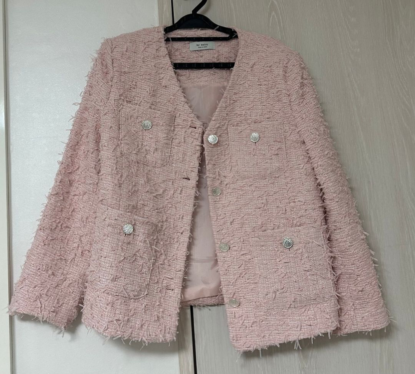 바이씨니 제작 포린수술 자켓 핑크--1