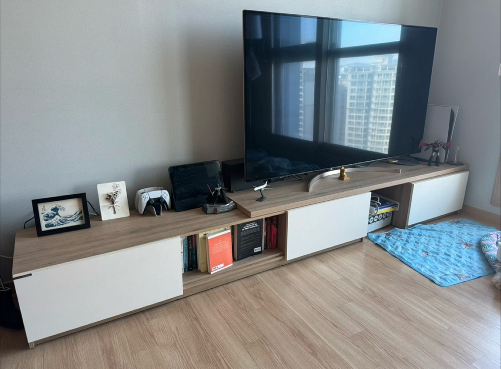 TV장 수납장 세트--1