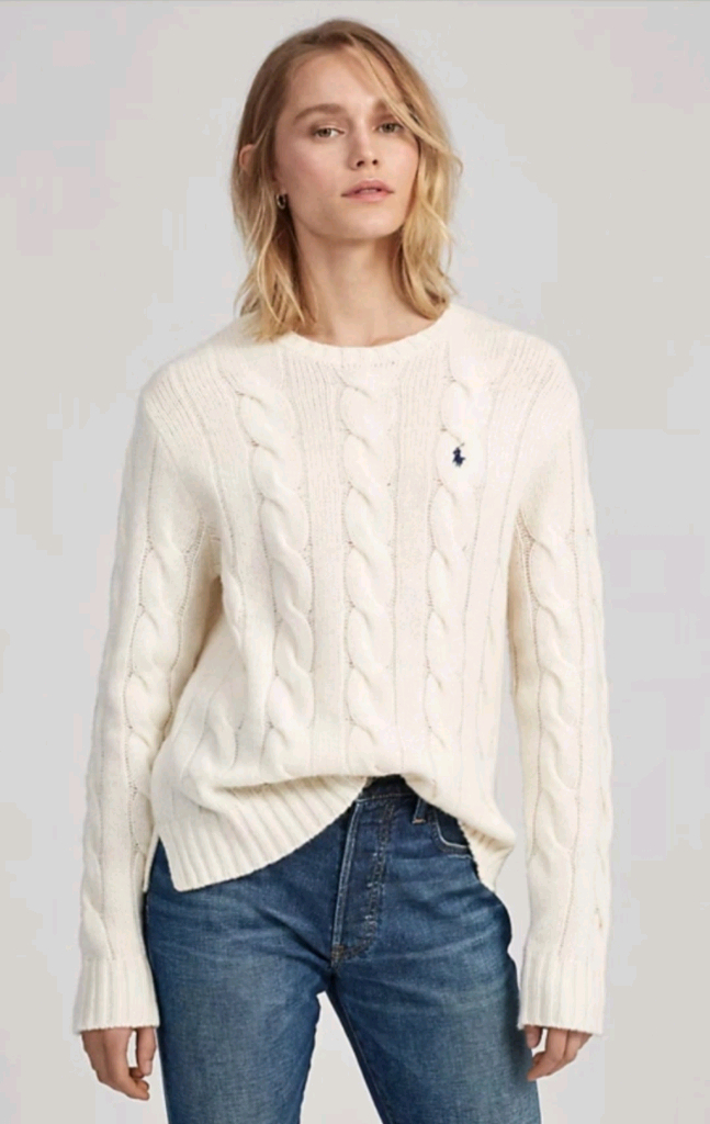 케이블 니트 스웨터--1