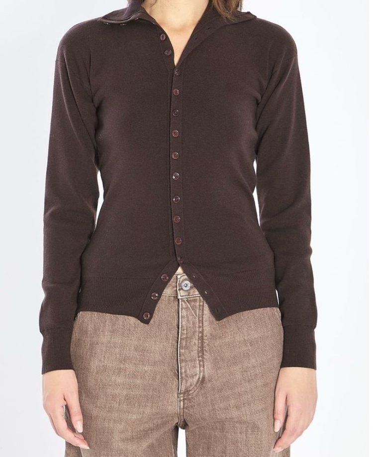 최종가> (LEMAIRE)르메르 버튼 피티드 가디건 S--8