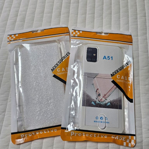 갤럭시 A51 투명 범퍼 케이스 2개 카드수납용