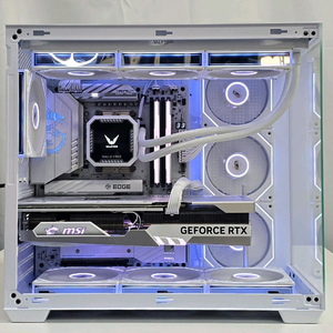 [부산]라이젠9700X + RTX4070Ti + 2TB 화이트 게이밍 컴퓨터 조립PC 이미지