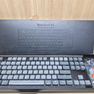 키크론 K1 갈축 기계식 키보드 팝니다