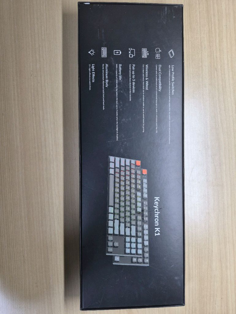 키크론 K1 갈축 기계식 키보드 팝니다--4