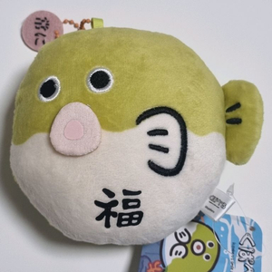 쿠파베루 닛꼬리 복어 녹색 키링 인형 이미지
