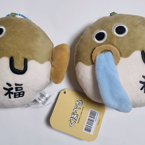 쿠파베루 닛꼬리 복어 갈색 키링 인형 이미지