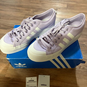 실착5분] 아디다스 니짜 플랫폼 W 라벤더 스니커즈 270