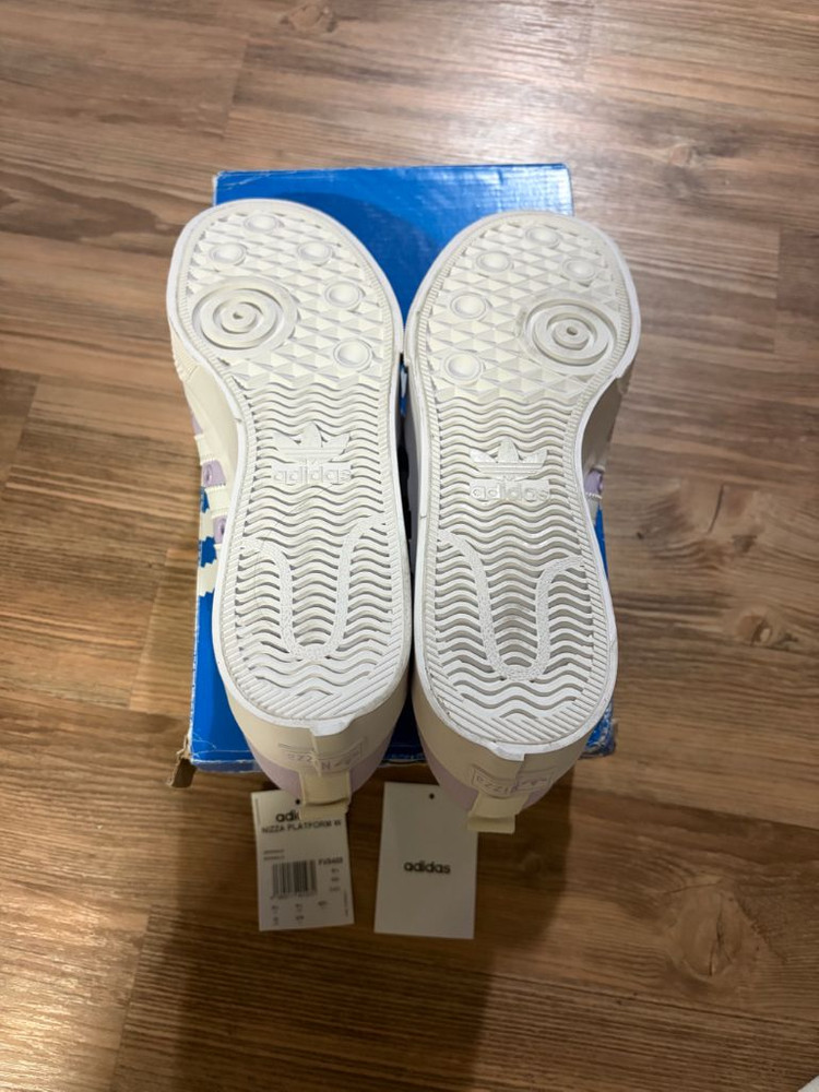 실착5분] 아디다스 니짜 플랫폼 W 라벤더 스니커즈 270--3