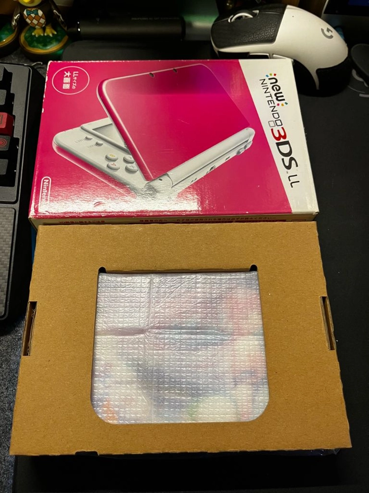 닌텐도 정품 new3ds xl 핑크 s급 박스셋 이미지