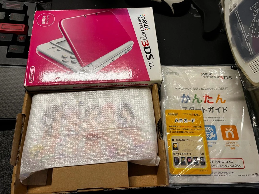 닌텐도 정품 new3ds xl 핑크 s급 박스셋 이미지